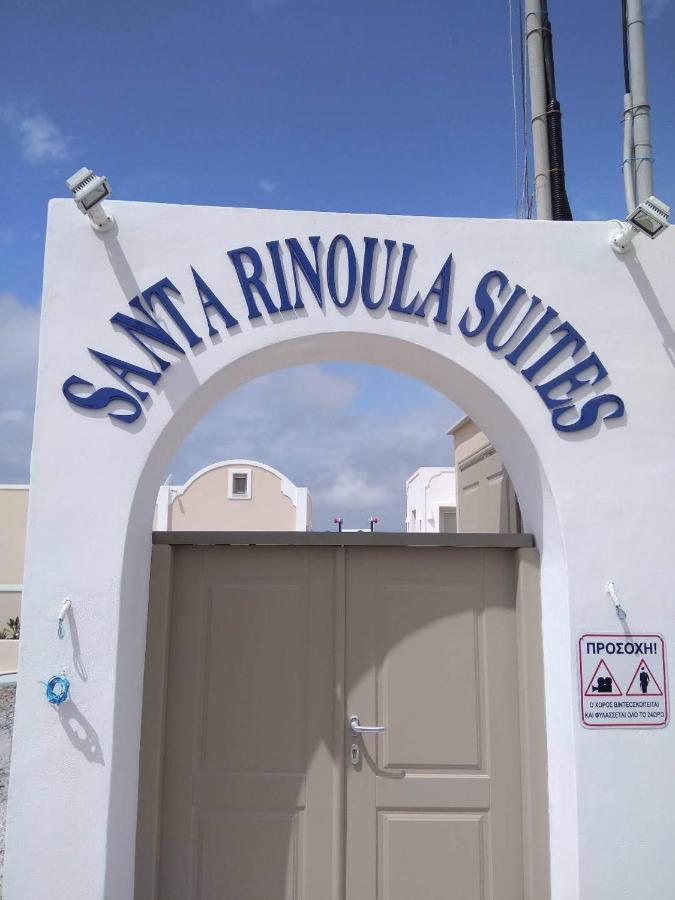 Santa Rinoula Suites Sea Sunset Views Adults Only Megalochori  Esterno foto